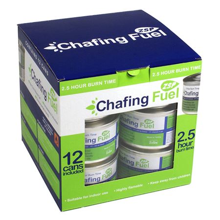 Zodiac Stainless Products - CHAFER GEL ETHANOL FUEL 2.5 HOUR (PK 12)