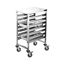 Picture of SUNNEX GN SERVICE TROLLEY | 7 TIER | 2 SWIVEL BRAKED CASTORS | SAFTEY BAR