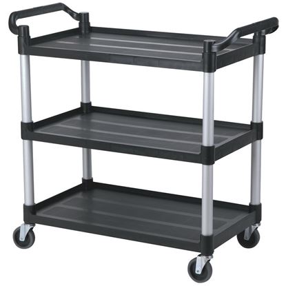 Picture of SERVICE TROLLEY 80 X 43 X 97cm BLACK