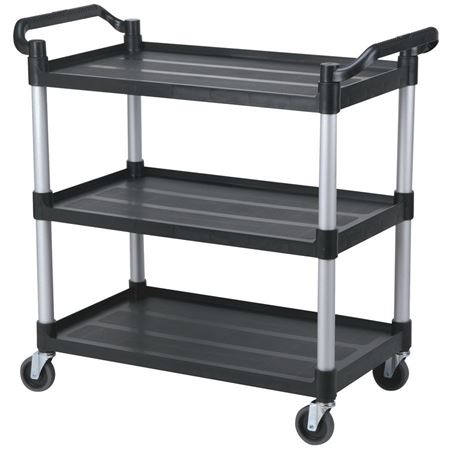 Picture of SERVICE TROLLEY 102 X 49 X 100cm BLACK