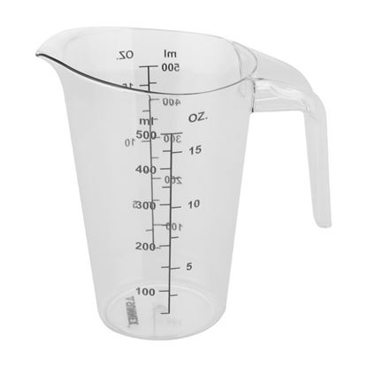 Picture of SUNNEX MEASURING JUG 0.5ltr CLEAR PC