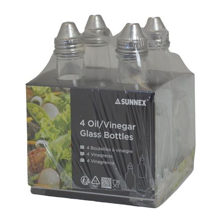 Picture of OIL / VINEGAR BOTTLES (PACK OF 4)390ml / 13.5fl.oz