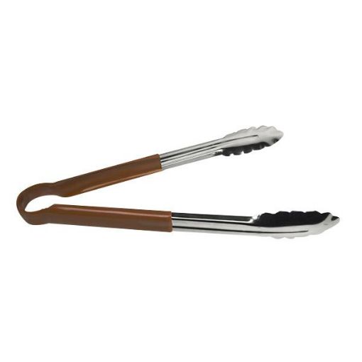 Picture of UTILITY TONG CARDED 30cm / 12in BROWN