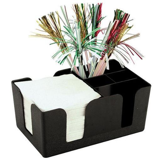 Picture of BAR CADDY BLACK 24 X 14.5  X 10.5cm