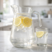 Picture of PACK 6 PLAIN LIPPED GLASS JUG 1.5ltr / 2.5pt
