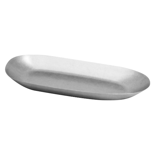 Picture of VINTAGE STEEL RECTANGULAR CONE-SHAPED PLATE 31.5cm x 15cm x 3.3cm