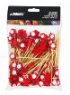 Picture of BAMBOO SKEWERS SANTA CLAUS 9cm 3.5in PACK 100pcs 