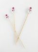 Picture of BAMBOO SKEWERS SNOW MAN 12cm 5in PACK 100pcs 