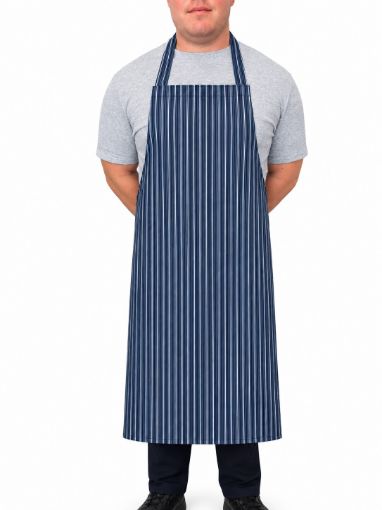 Picture of BIB APRON BLUE & WHITE 70x100CM