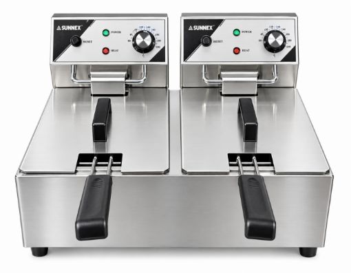 Picture of ZYCO DOUBLE FRYER - 4ltrs per fryer