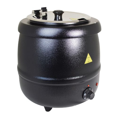 Picture of SOUP KETTLE BLACK 10ltr - UK 3 pin PLUG